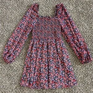 Women’s Francesca’s - red floral mini dress - size small